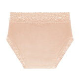 super soft lacey trimmed boyleg panty