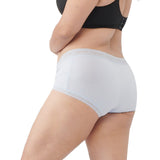 midwaist lace trimmed boyleg panty