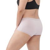 midwaist lace trimmed boyleg panty