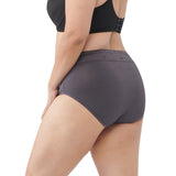 modal lace trimmed boyshort panty