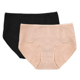 cotton spandex midi panty (pack of 2)
