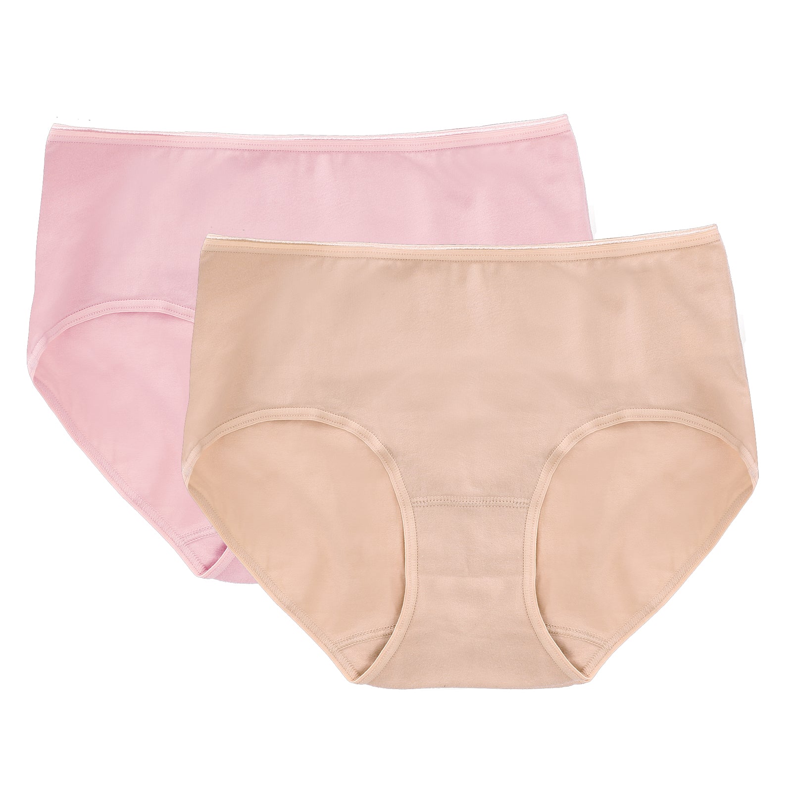 cotton spandex midi panty (pack of 2)
