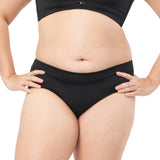 cotton spandex mid waist panty