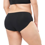 cotton spandex mid waist panty