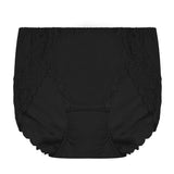 delicate peek lace cotton panty