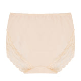 delicate peek lace cotton panty