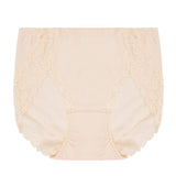 delicate peek lace cotton panty