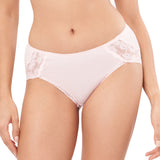 delicate peek lace cotton panty