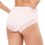 Delicate Peek Lace Cotton Panty