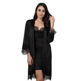 ZINNIA SATIN LOUNGEWEAR SET
