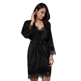 ZINNIA SATIN LOUNGEWEAR SET