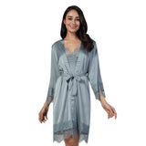 ZINNIA SATIN LOUNGEWEAR SET
