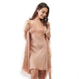 ZINNIA SATIN LOUNGEWEAR SET