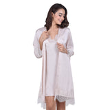 ZINNIA SATIN LOUNGEWEAR SET