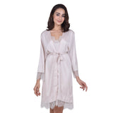 ZINNIA SATIN LOUNGEWEAR SET