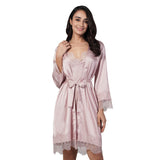 ZINNIA SATIN LOUNGEWEAR SET