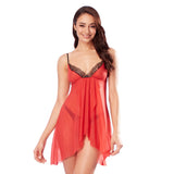 DEANNA SHEER ASSYMETRICAL SLIP