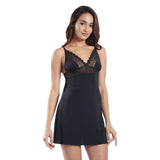rysa rippled lace slip