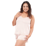 TATIANA COMFY SLEEVELESS TOP AND SHORTS PAJAMA SET