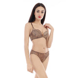 milla animal print demi bra