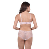 ariba sensual lace bra - grey