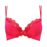 elsa lace trimmed demi bra