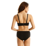 olga high coverage lace demi bra