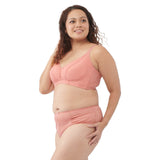 JOLEE PLUS SIZE LACE WIRELESS BRA