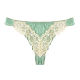 carin ruffled lace thong