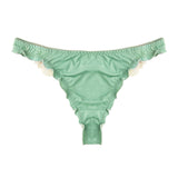 carin ruffled lace thong