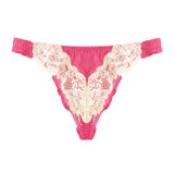 carin ruffled lace thong