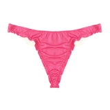carin ruffled lace thong