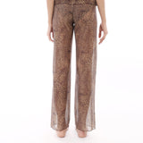 milla animal print palazzo pants
