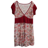 printed loungewear slip