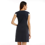 carin cap-sleeved slip