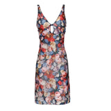 emmy floral print keyhole slips