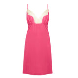 CARIN COMFY SPAGHETTI STRAPPED PLUS SIZED SLIP DRESS