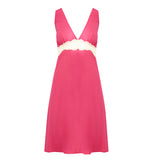 CARIN COMFY SLEEVELESS PLUS SIZED SLIP DRESS