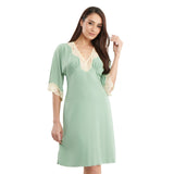 CARIN COMFY KIMONO SLEEVED SLIP DRESS