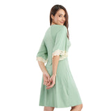 CARIN COMFY KIMONO SLEEVED SLIP DRESS