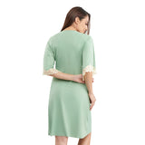 CARIN COMFY KIMONO SLEEVED SLIP DRESS