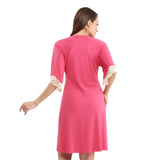 CARIN COMFY KIMONO SLEEVED SLIP DRESS