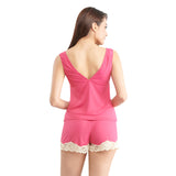 CARIN COMFY SLEEVELESS TOP AND SHORTS PAJAMA SET