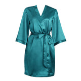 satin soft robe