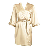 satin soft robe