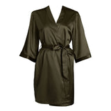 satin soft robe
