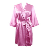 satin soft robe