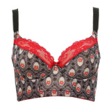 luna cropped bustier