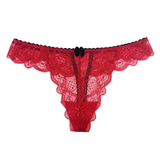 floral full lace thong