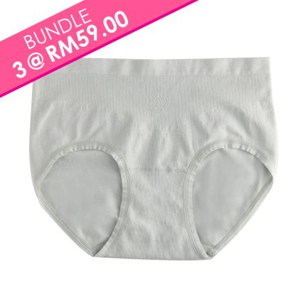 floral embossed knitted boyleg panty